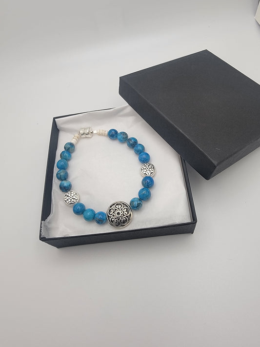 Gemstone Bracelets with Magnetic Clasp