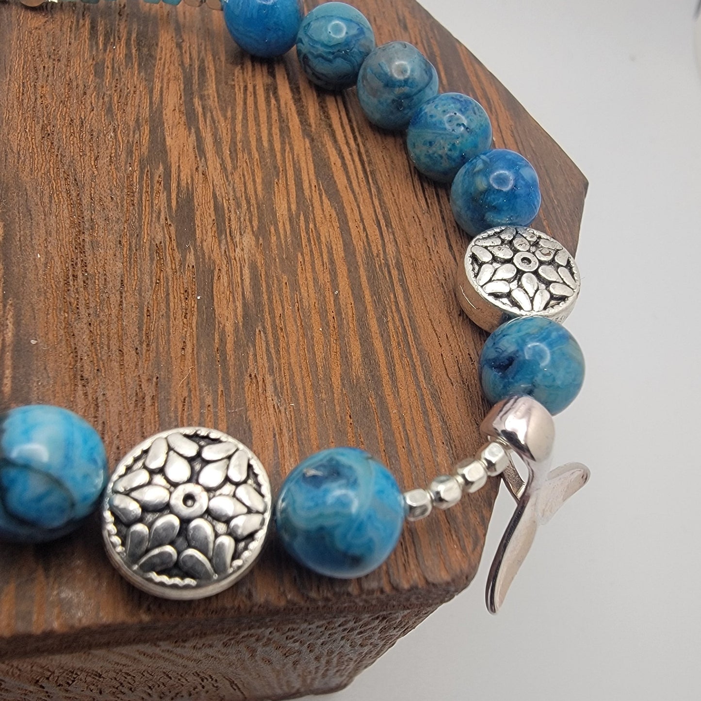 Agate Gemstone Bracelet