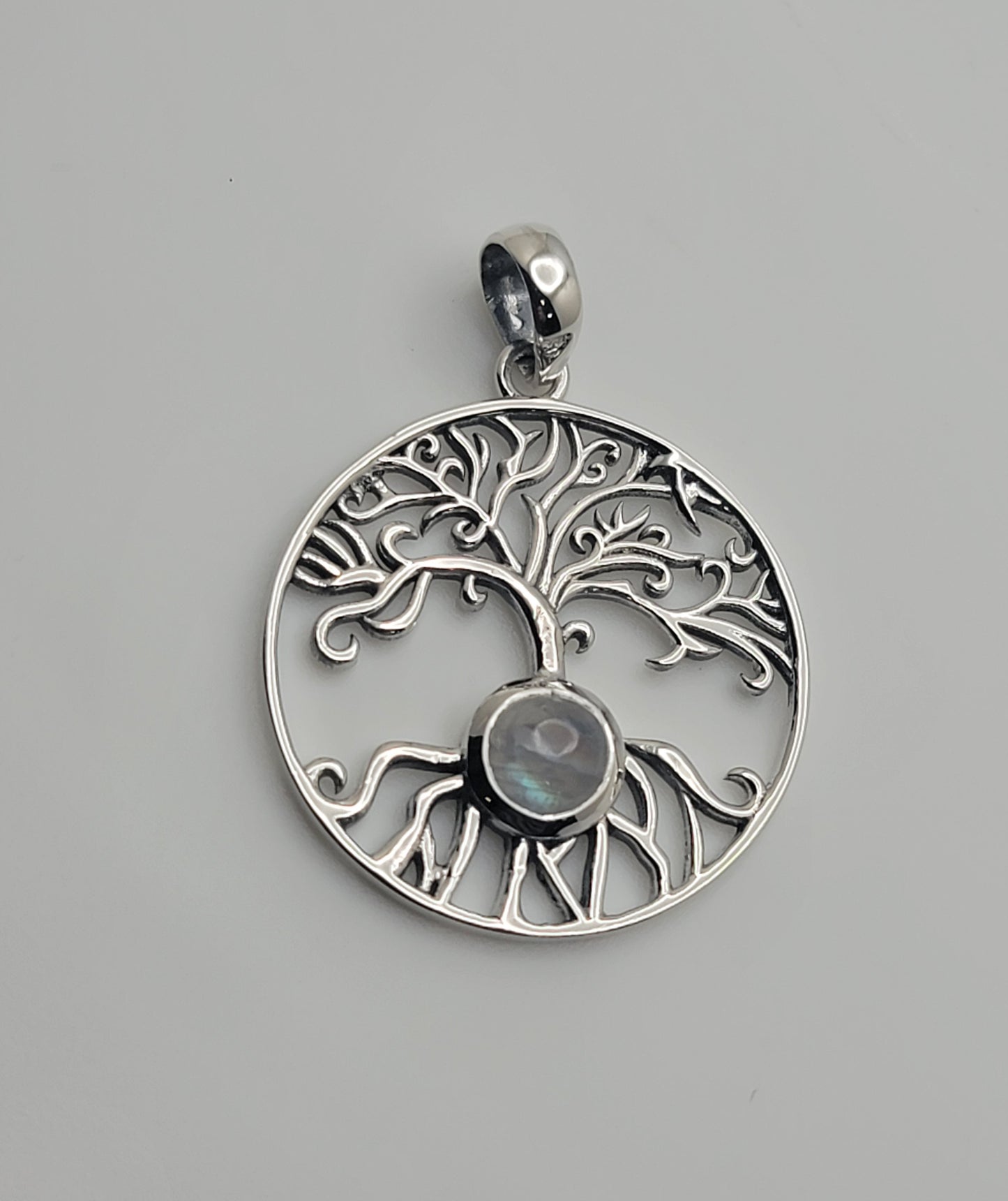 Moonstone Tree of Life Pendant