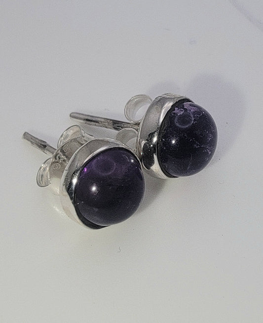 Gemstone Stud Earrings