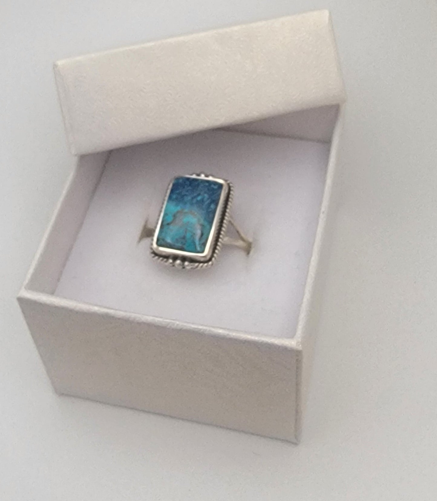 Shatuckite and 925 Sterling Silver Statement Ring Size 6